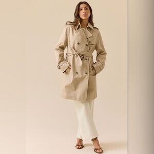 Altar'd State Beige Trench Coat